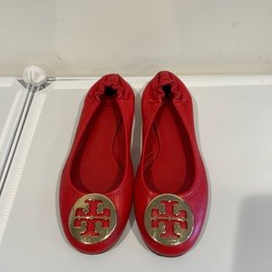 Tory Burch Flats Red